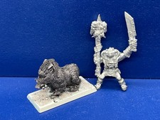 Ork Schamane auf Wildschwein der Orks & Goblins METALL - unvollständig