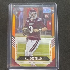 2021 Score K.J. COSTELLO Mississippi St Rookie #391 Orange First Down 03/10