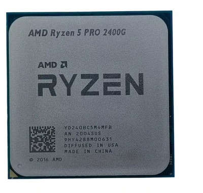 AMD Ryzen 5 Pro 2400G 3.6Ghz Socket AM4 CPU YD240BC5M4MFB