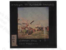 Oakham Show Farm Machinery Garner & Sons Litelift VTG Lantern Slide