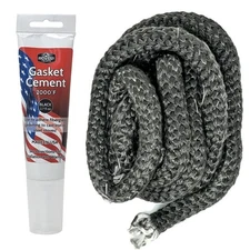 Midwest Hearth 832-1680 Door Rope Gasket and Adhesive 3/4 x 84 for Quadra-Fire,