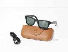 Ray-Ban Meta Wayfarer RW4006 601/7150 Smart Glasses - Shiny Black/Green