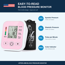 Digital Arm Blood Pressure Monitor LCD Digital Heart Beat BP Gauge Health Test