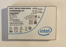 SSDPE2KX040T7F Intel DC P4500 4TB NVME 2.5" PCI-E SSD J92465-100 H91120-105
