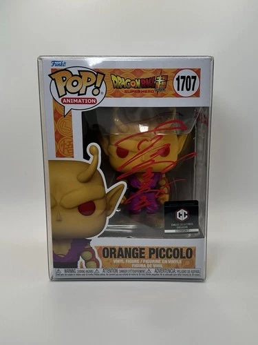 Funko Pop! Vinyl: DBZ Super Orange Piccolo #1707 JSA SIGNED JVA Toshio Furukawa