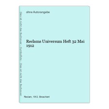 Reclams Universum Heft 32 Mai 1912