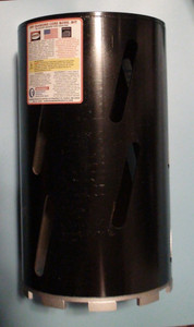 Diamond Products 6" Dry Diamond Core Bore Bit ST0715 SKU 46339