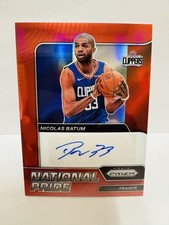 NICOLAS BATUM 2021-22 Chronicles National Pride Signatures #NPS-NBT Red Prizm 