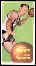 1970-71 Topps #57 DARRALL IMHOFF  Philadelphia 76ers  EX-EX+