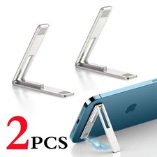 Magnetic Ultra Thin Foldable Phone Stand Metal Alloy Desktop Kickstand Holder