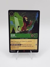 Ravensburger Disney Lorcana Scar - Vengeful Lion 93/204 Rare Cold Foil EN