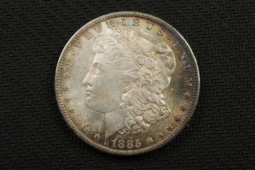 NobleSpirit } 1885 O Morgan Silver Dollar XF Extremely Fine
