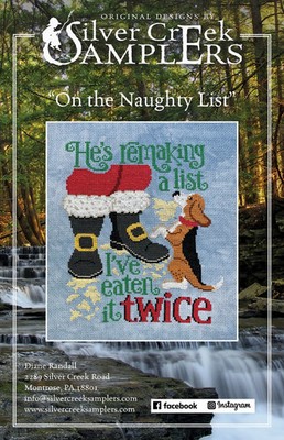 On The Naughty List by Silver Creek Samplers cross stitch pattern