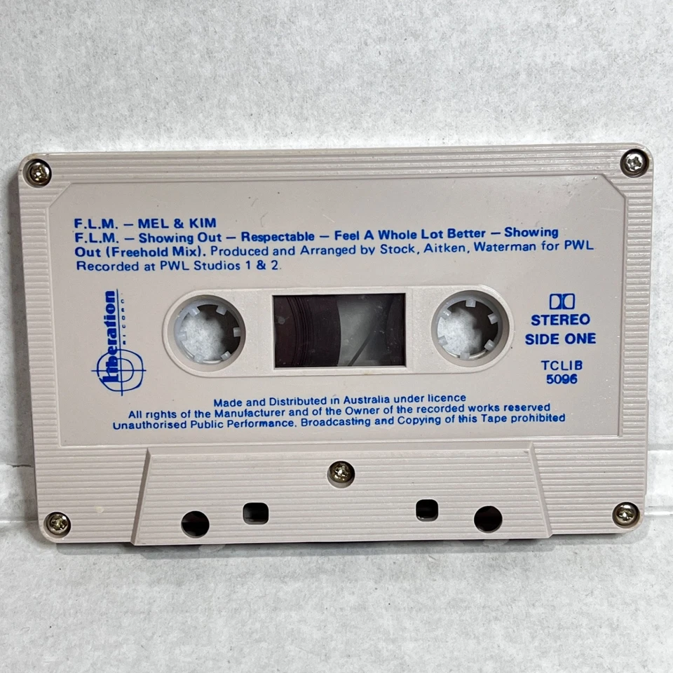 Mel & Kim F.L.M. 1987 Cassette Tape Includes 2 Bonus Tracks Aus Press - Image 3 of 4