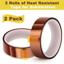 20mm Heat Resistant Tape for Sublimation, Heat Transfer Tape for Heat Press, ...