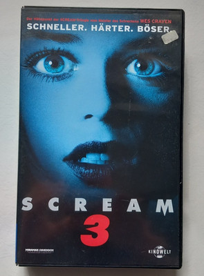 Scream 3 VHS Film Miramax gut (Uncut)