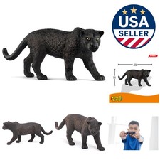 Realistic Black Panther Figure - Durable Jungle Toy for Imaginative Kids, 2-Inch