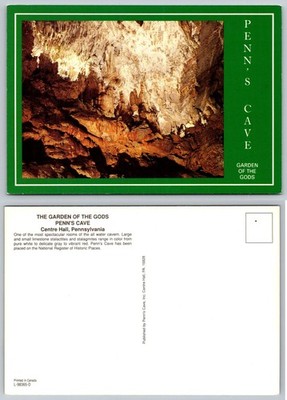 Penn's Cave Garden of the Gods Centre Hall PA Postcard Chrome