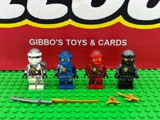 LEGO KAI, ZANE, JAY & COLE Tag der Verstorbenen Minifiguren Konvolut NINJAGO Ehre
