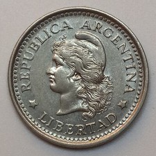 1958 Argentina 50 Centavos