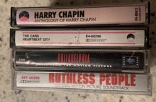 80s 90s Pop Rock Cassette Lot Cars Jagger Springsteen Chapin Bill Joel Vandross