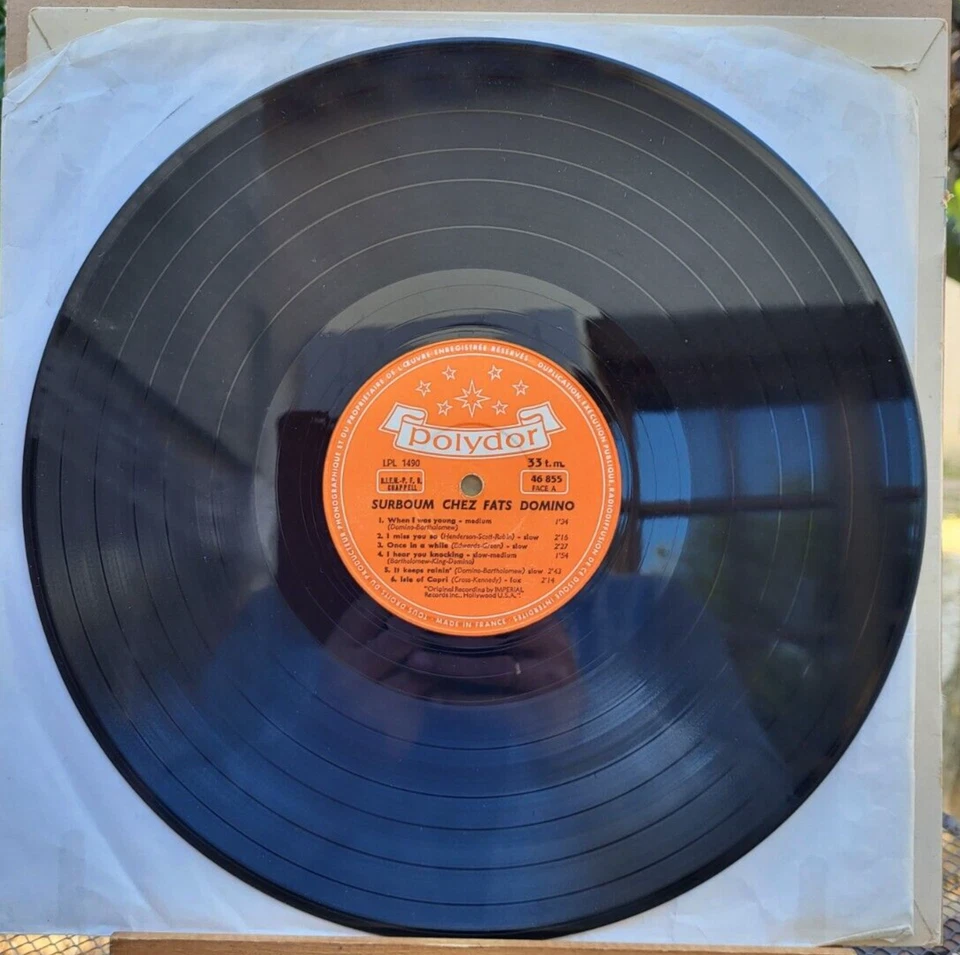 Rare LP 33T Fats Domino – "Surboum" Chez Fats Domino (Rock'n'Roll, Fra 1961) - Photo 3/3