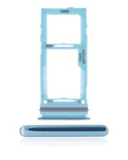 Replacement Dual Sim Card Tray Slot Compatible For Samsung Galaxy A72 - Blue