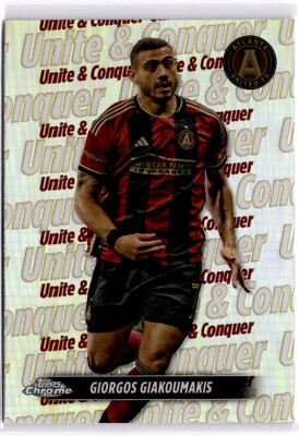 Gorgos Giakoumakis 2024 Topps Chrome MLS Team Tags #TT-5 Atlanta United