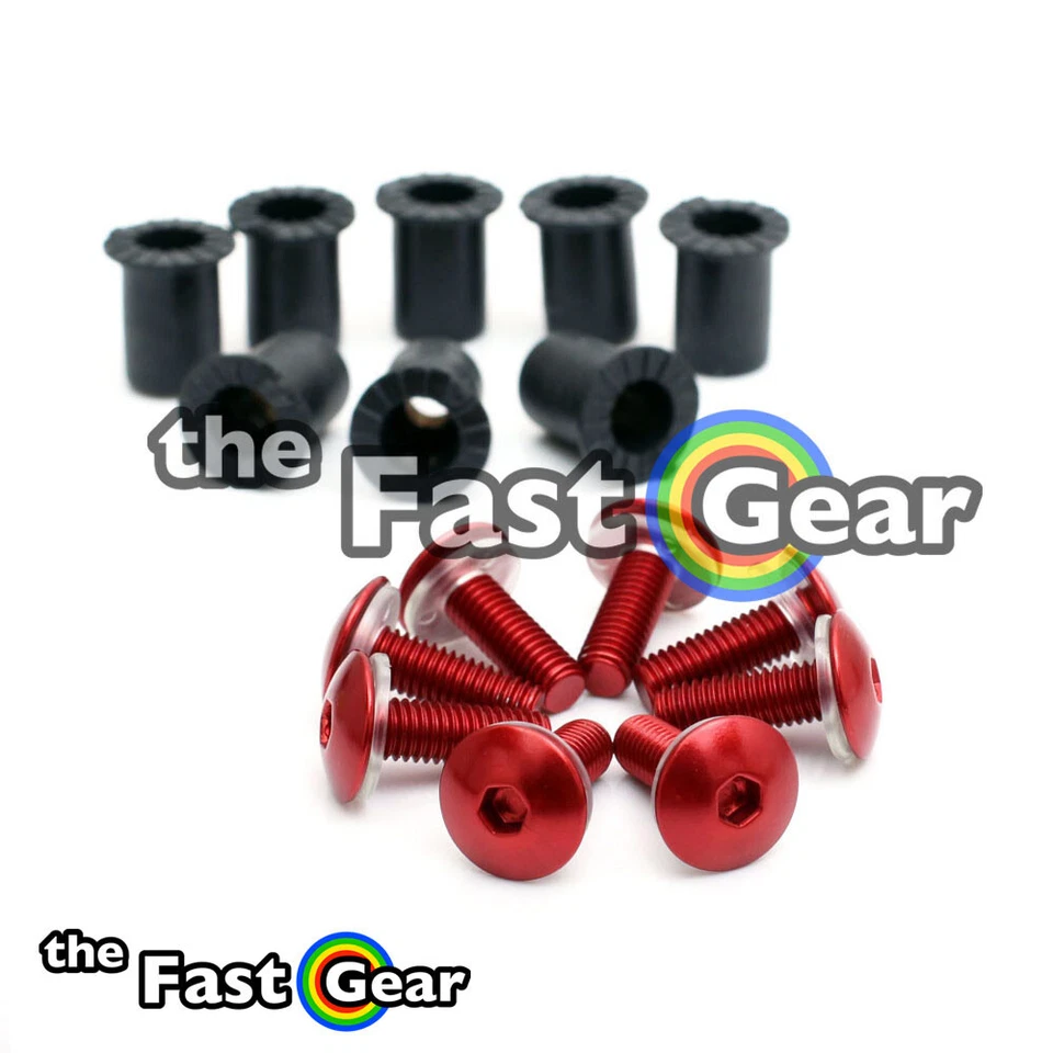 Windscreen Bolts Wellnut Kit For Yamaha YZF R1 R3 R6 YZF600R TDM850 FZ6 XJ600S Foto 3 de 4