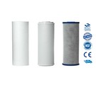 BIG BLUE Set of 3 Water Filter Replacement Sediment GAC Carbon Block 4.5" x 10"