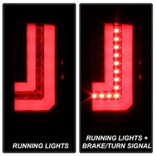 Spyder Auto LED Tail Lights, Black - Picture 6 of 22