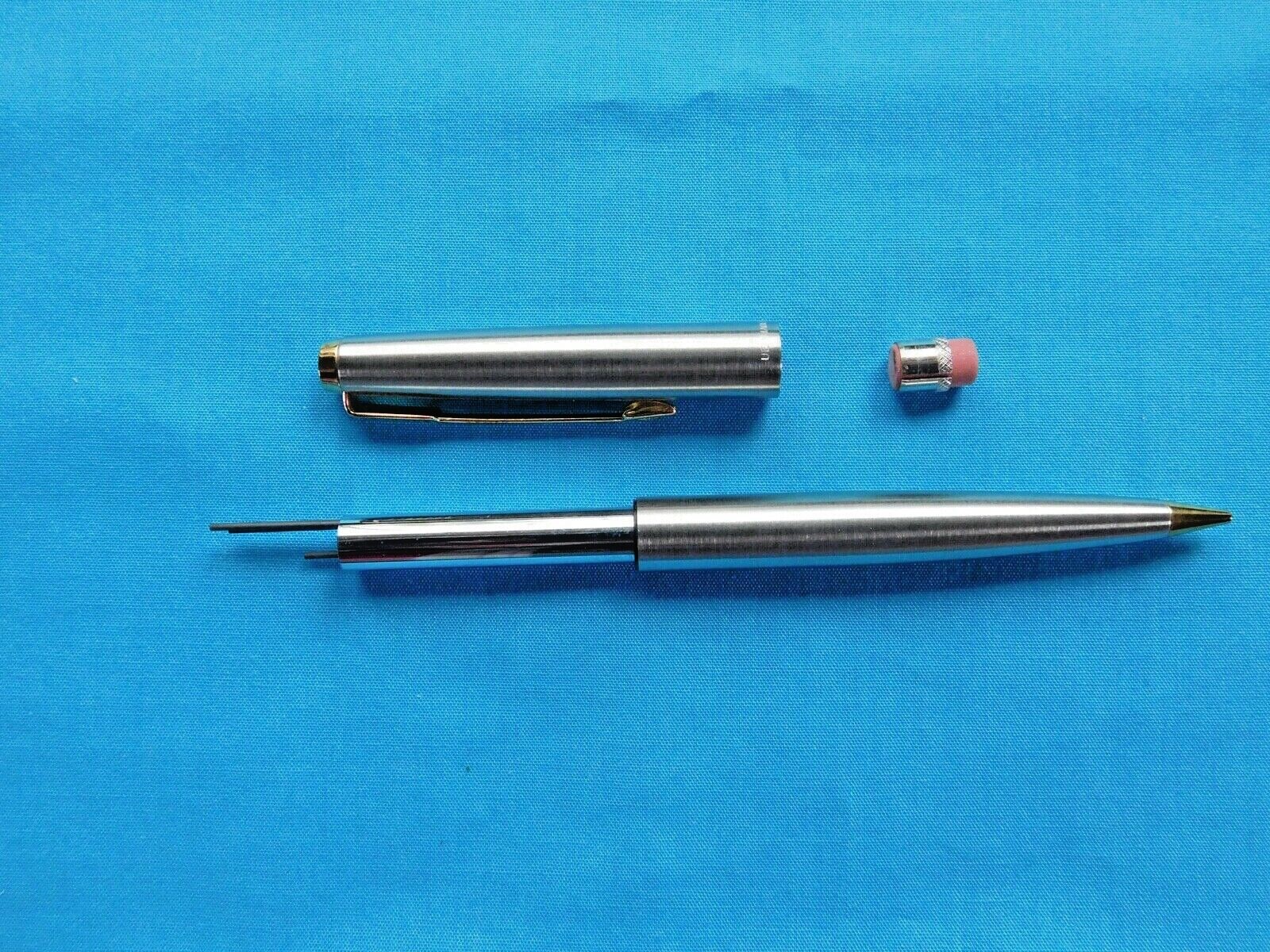 VINTAGE PARKER MECHANICAL PENCIL NIB GOLD/SILVER ARROW WRITING INSTRUMENT~NEW