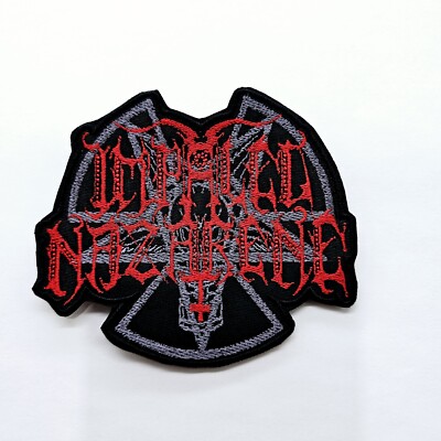 Impaled Nazarene Red And Gray Logo EMBROIDERED PATCH