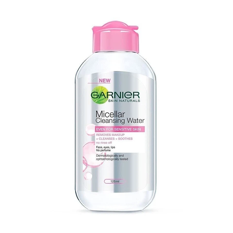 Garnier Skin Naturals Micellar Cleansing Water 125ml Removes Make Up Cleanses - Image 3 of 4