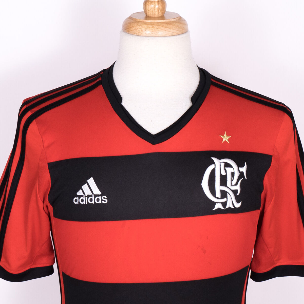 Adidas CRF Peugeot Brazil Flamengo Soccer Jersey Red/Black Adidas CRF Peugeot Brazil Flamengo Soccer Jersey Red/Black