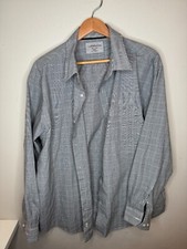 Croft  Barrow Men's Long-Sleeve Dress Shirt - 2XL - Gray