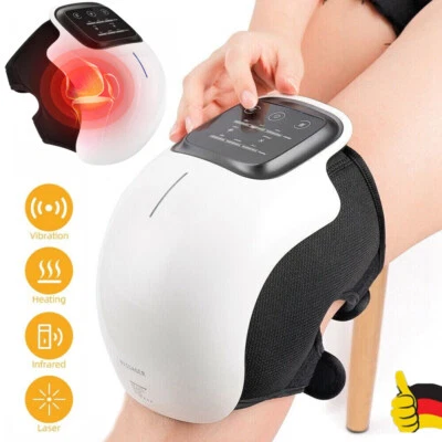 MARKENLOS Knee Massager Knie Massagegerät Laser- & Vibrationstherapie mit InfrarotHeizung.