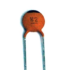100pc Disc Ceramic Capacitor 82pF 50V  5 NP0 RoHS Taiwan NPO