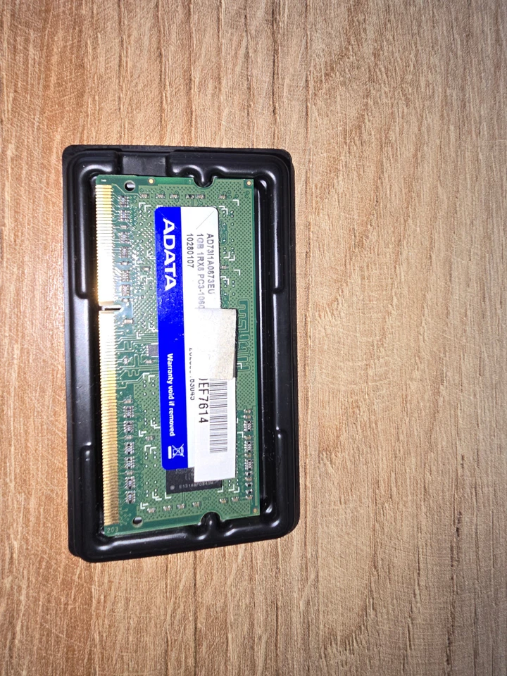 ADATA 1GB, PC3-10666 (DDR3-1333), DDR3 SDRAM, 1333 Mhz, SO DIMM