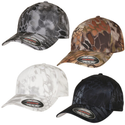 Flexfit Kryptek Cap Basecap Kappe Dadcap Mütze Muster AOP Unisex Baseballkappe