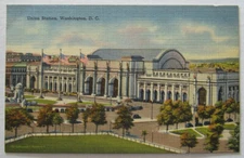 Union Station Railway Washington DC Postcard District of Columbia 
