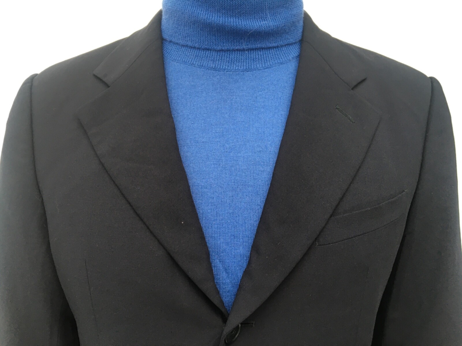 ARMANI COLLEZIONI blazer Size 40 UK NAVY WOOL Made in Italy vintage RRP £299 image 7