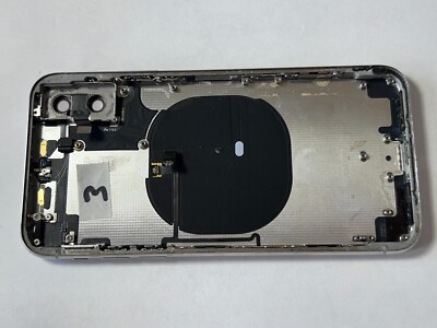 Apple iPhone X Back Frame Glass Battery Door Cover Rear Frame