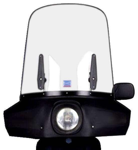 Parabrezza Per LML Star 125-150-151-200 2/4 Tempi - Con Aste Verniciate, Design Arco E Protezione