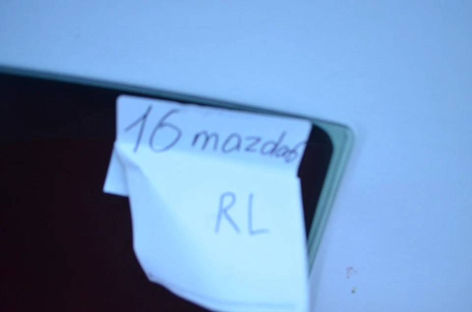 14-16 MAZDA 6 PUERTA TRASERA IZQUIERDA LADO CONDUCTOR VENTANA CRISTAL OEM Foto 3 de 4