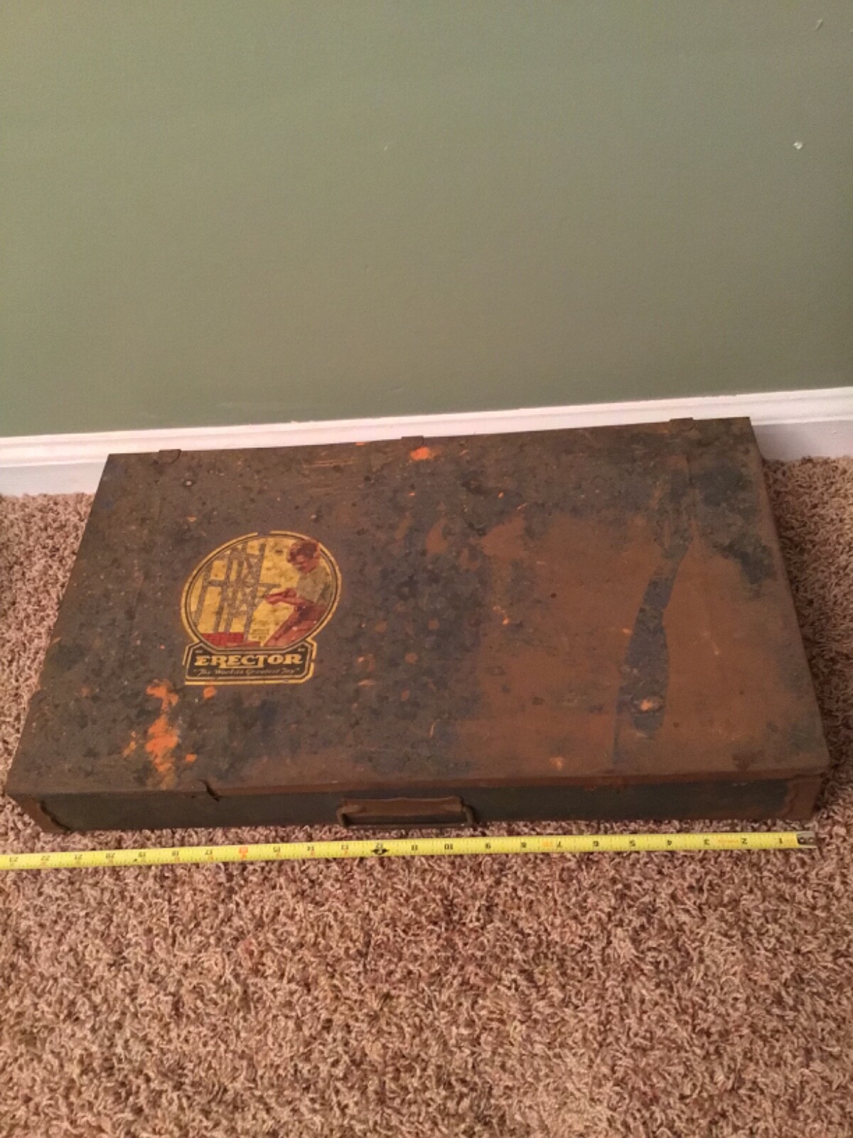 Vintage Gilbert Erector Set 1940 Automotive set 9 1/2 Blue Case | eBay