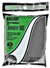 Woodland Scenics New 2026 Cinders Fine Ballast Any Scale B76