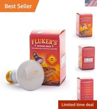 Infrared Reptile Basking Light Bulb - 75 Watt Reflector for Optimal Heating