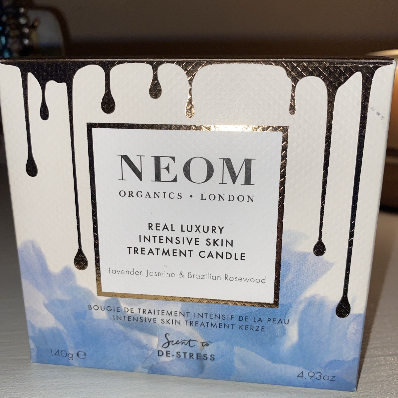 BNIB Neom Organics Real Luxury Intensive Skin Treatment Candle De