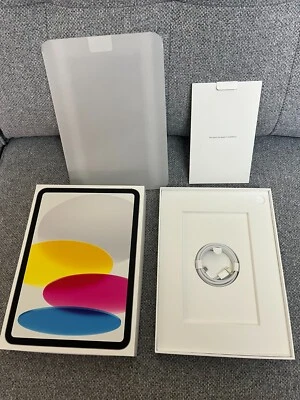 *BOX ONLY* Apple iPad 10th Gen 10.9" Silver 64GB with All Accessories MINT